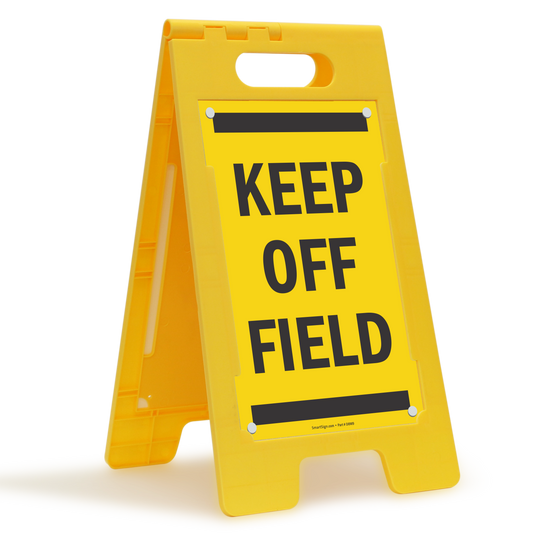 self standing sign