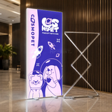 Backlit Snapfold Standee
