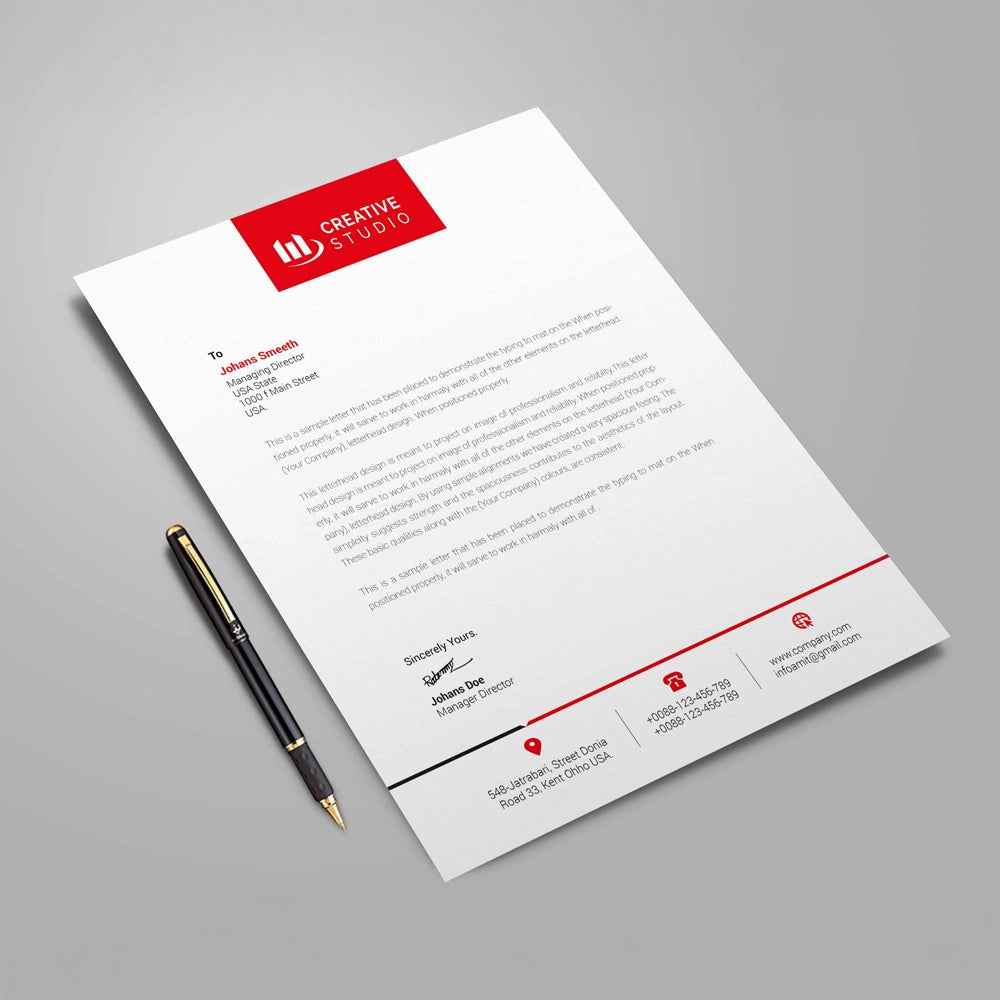 wholesale letterhead in uae