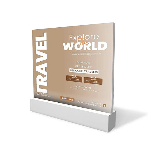 wooden backdrop with base